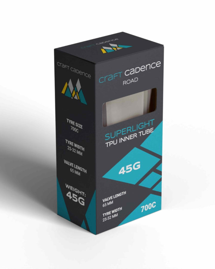 Craft Cadence TPU Inner Tube | Aluminium Valve | Removable Core | 45/60 grams