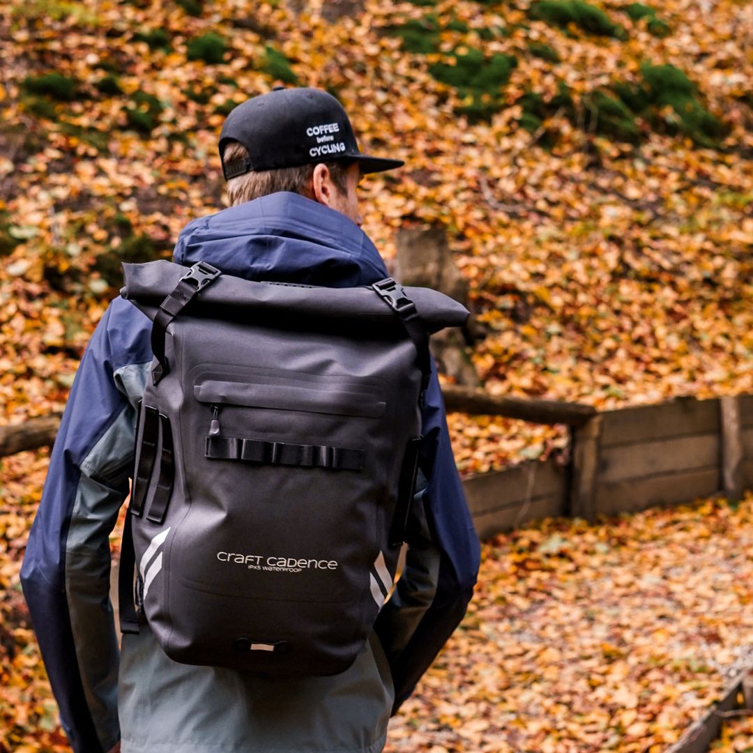 Roll top cycling backpack on sale