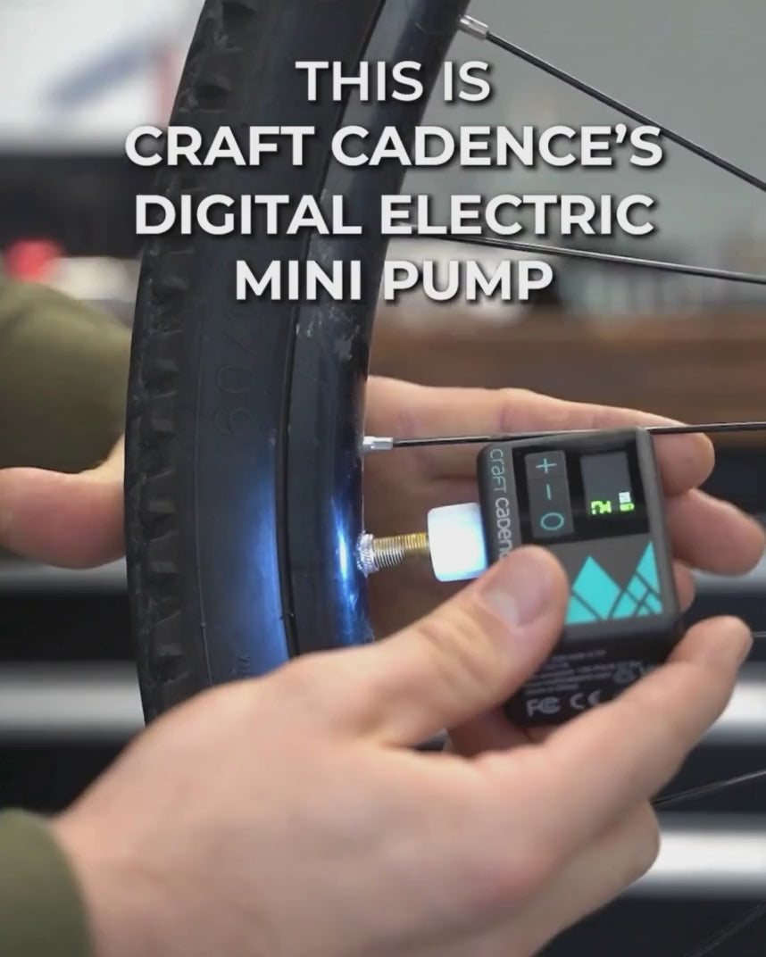 Minipompa elettrica Craft Cadence | Misuratore PSI digitale | 118 grammi