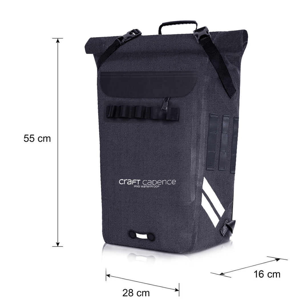 Craft Cadence Cycling Backpack | Roll Top | Waterproof | 30 Litres