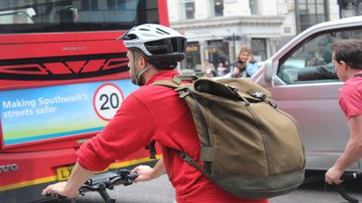 Review of backpack solutions to the dreaded 'sweaty back' after cycling
