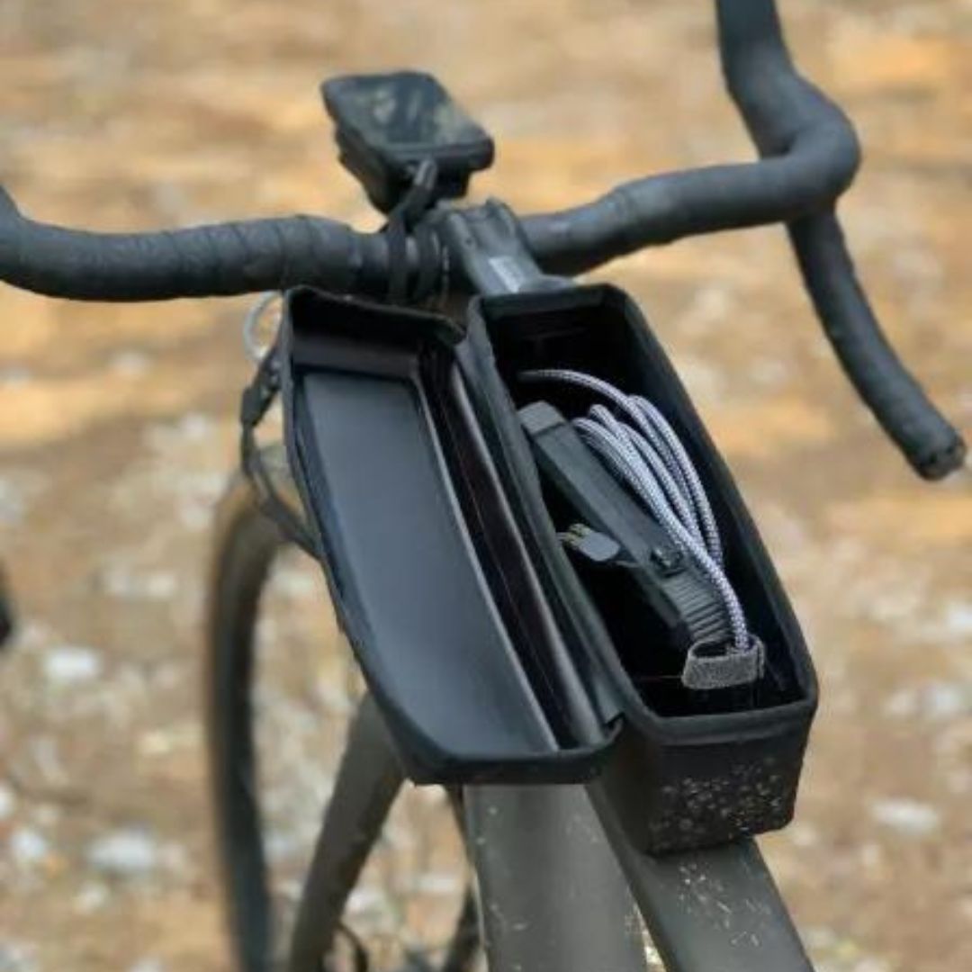 Gravel Bike Best Top Tube Bag With Phone Holder Direct Mount Top