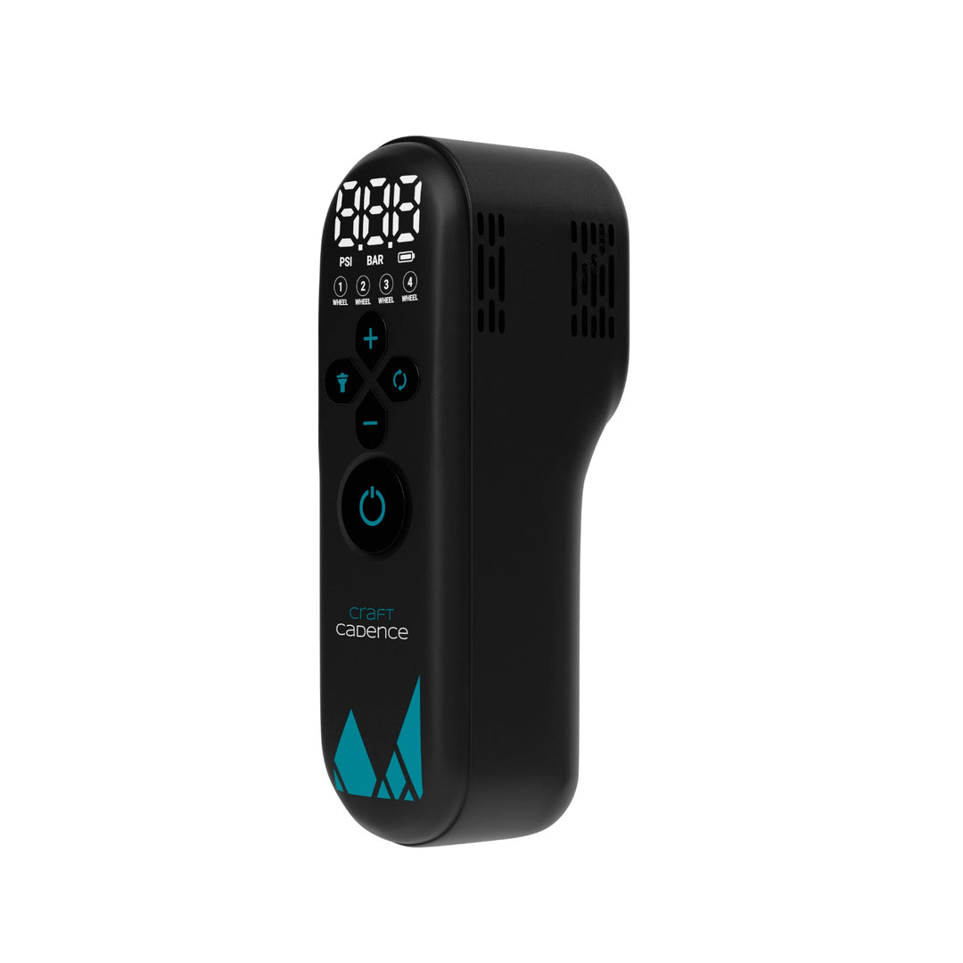 Craft Cadence Electric Minipump Max | Preset PSI For 4 Wheels | Auto Heat Dissipation | Pre-order 25% Off