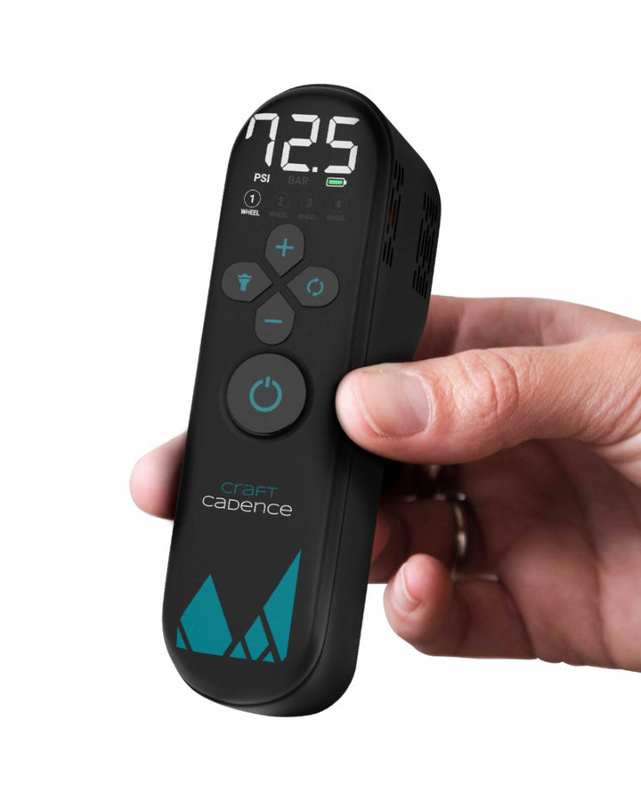 Craft Cadence Electric Minipump Max | Preset PSI For 4 Wheels | Auto Heat Dissipation | Pre-order 25% Off