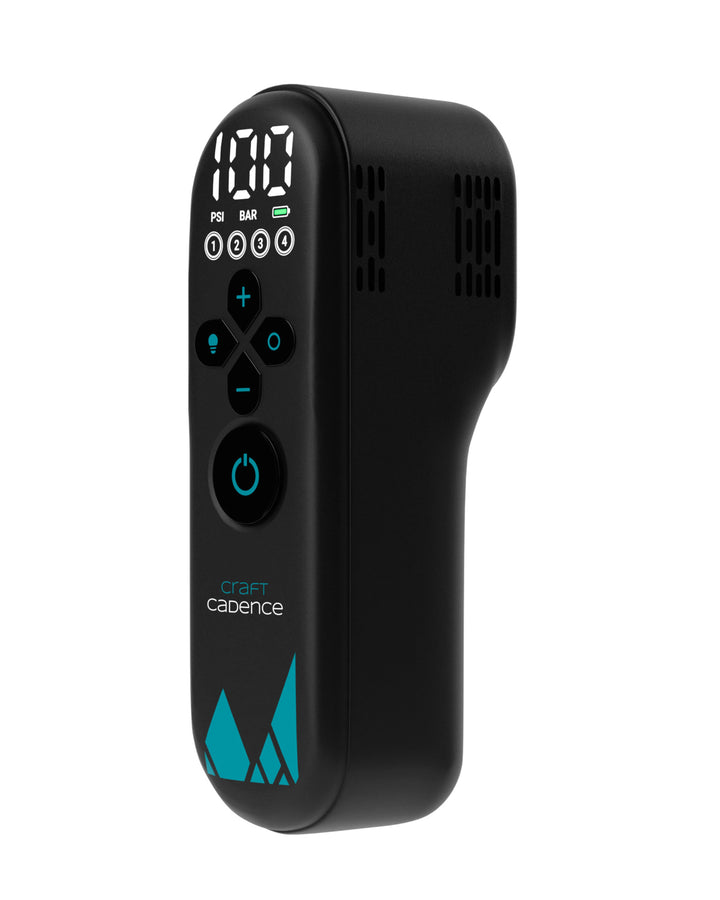 Craft Cadence Electric Minipump Max | Preset PSI For 4 Wheels | Auto Heat Dissipation | Pre-order 25% Off
